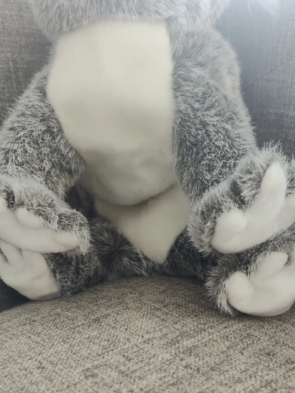 Ty Company Beaut, The Gray and White Plush Beanie Koala Stuffed Animal